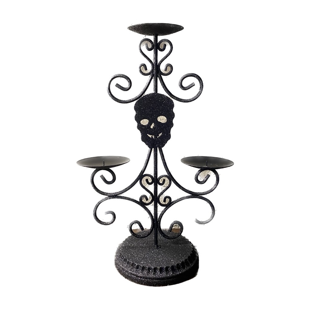 Halloween Skull Candelabra 16’ Inch Tall